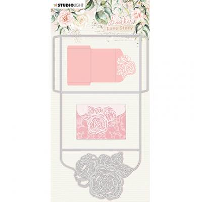 StudioLight Another Love Story Cutting Die - Rose Envelope
